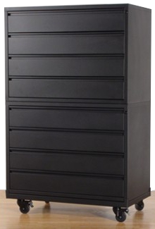 8-Drawer-CD-Cabinet-On-Wheels